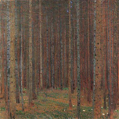 Pine Forest by Gustav Klimt